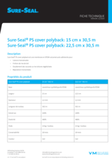 Sure-Seal PS cover polyback - FT